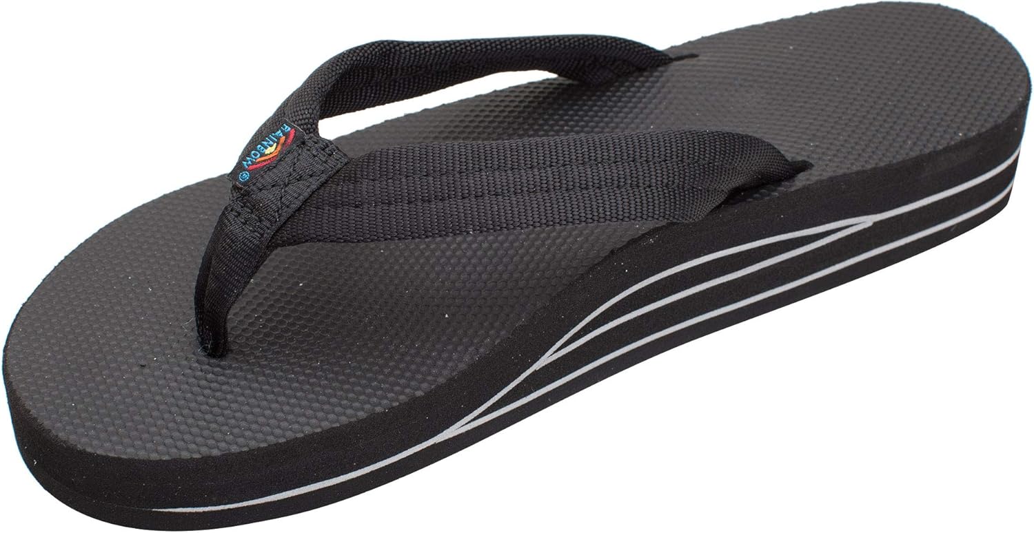 rainbow sandals womens double layer