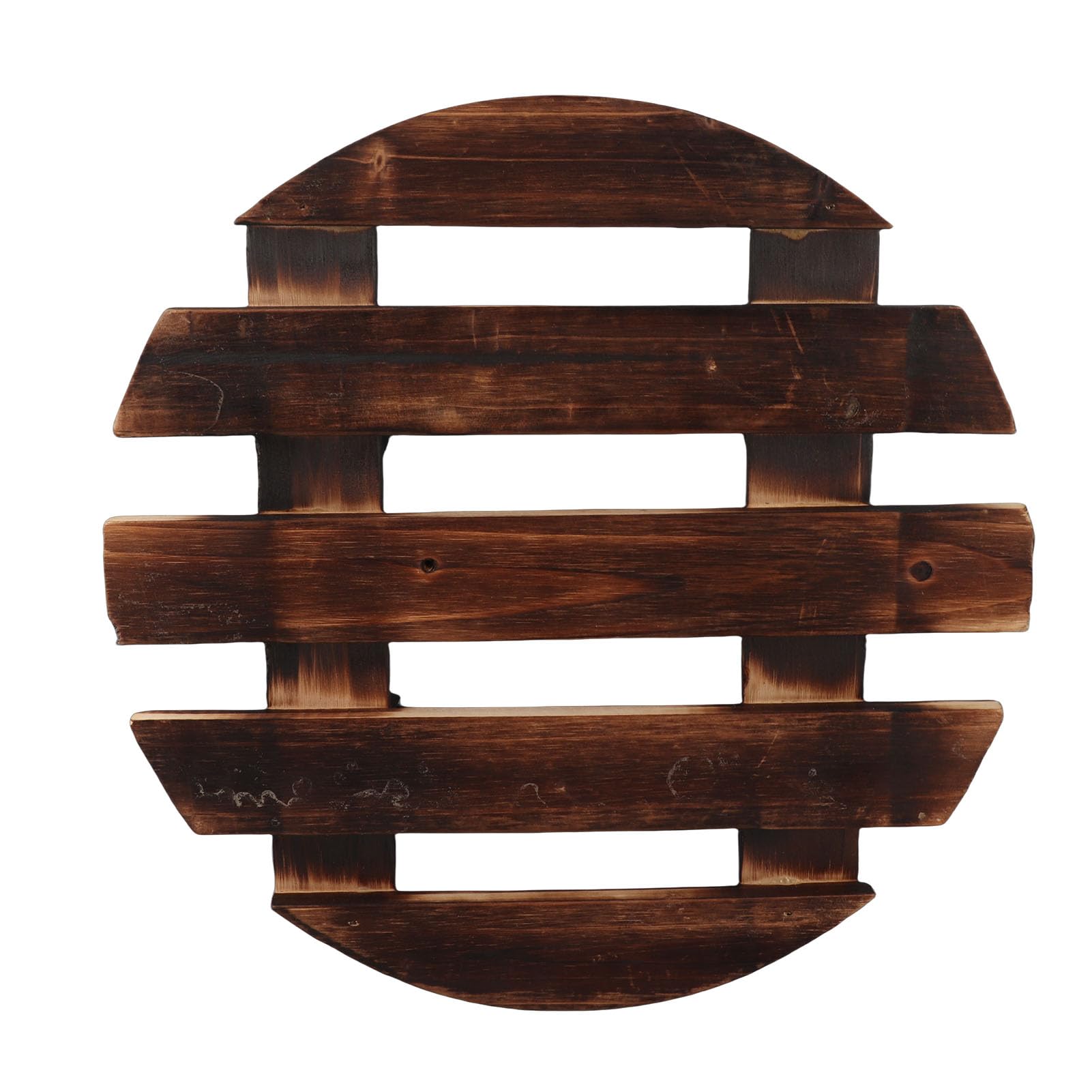 12 Plant Pots Dolly, Heavy Duty Wooden Plant Mover with Lockable Casters, Rolling Garden Trolley for Balcony Patio Terrace Indoor Plants