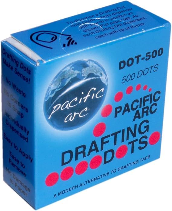 Pacific Arc Drafting Dots box of 500 Arts And Crafts