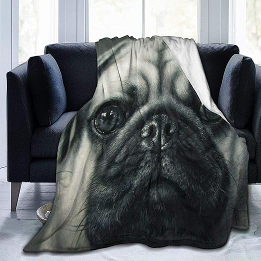 pug blanket amazon