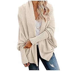 ADJHDFH Girls' Sweaters Black Cardigan Sweaters for