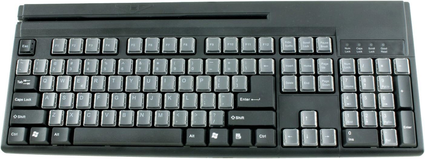Wasp 633808471286 Wkb-1155 Pos Magstripe Keyboard, Usb