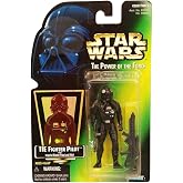 Star Wars The Power of The Force Action Figure - Tie Fighter Pilot - Green Card with Hologram Picture