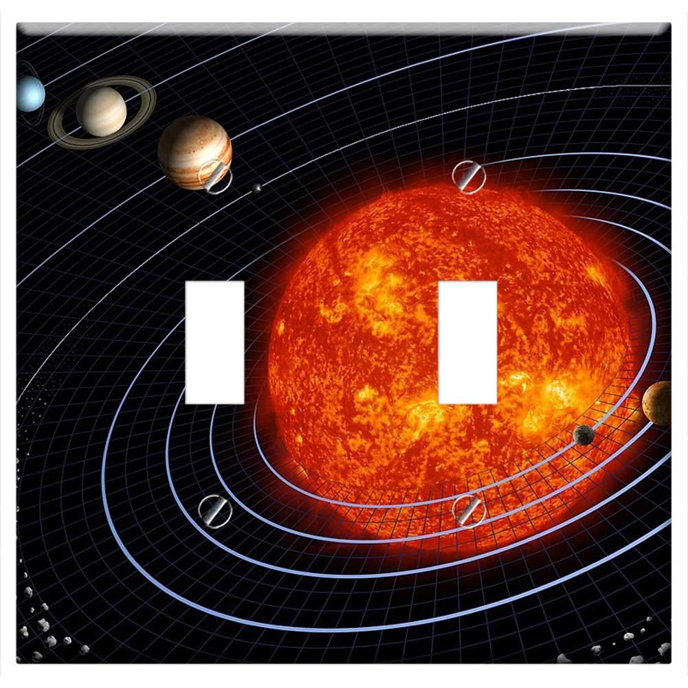 Switch Plate Double Toggle Solar System Planet Planetary