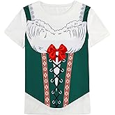 Colorful House Oktoberfest Womens Shirts German Short Sleeve Novelty T-Shirt Ladies