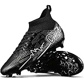 Sunqin Soccer Cleats for Mens Womens Indoor Turf Soccer Shoes Youth AG TF Training Football Boots Unisex