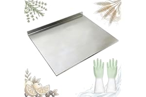 Stainless Steel Cutting Board with Lip, Premium 2026 New Large Durable Multifunctional, Steel Chopping Boards for Kitchen for