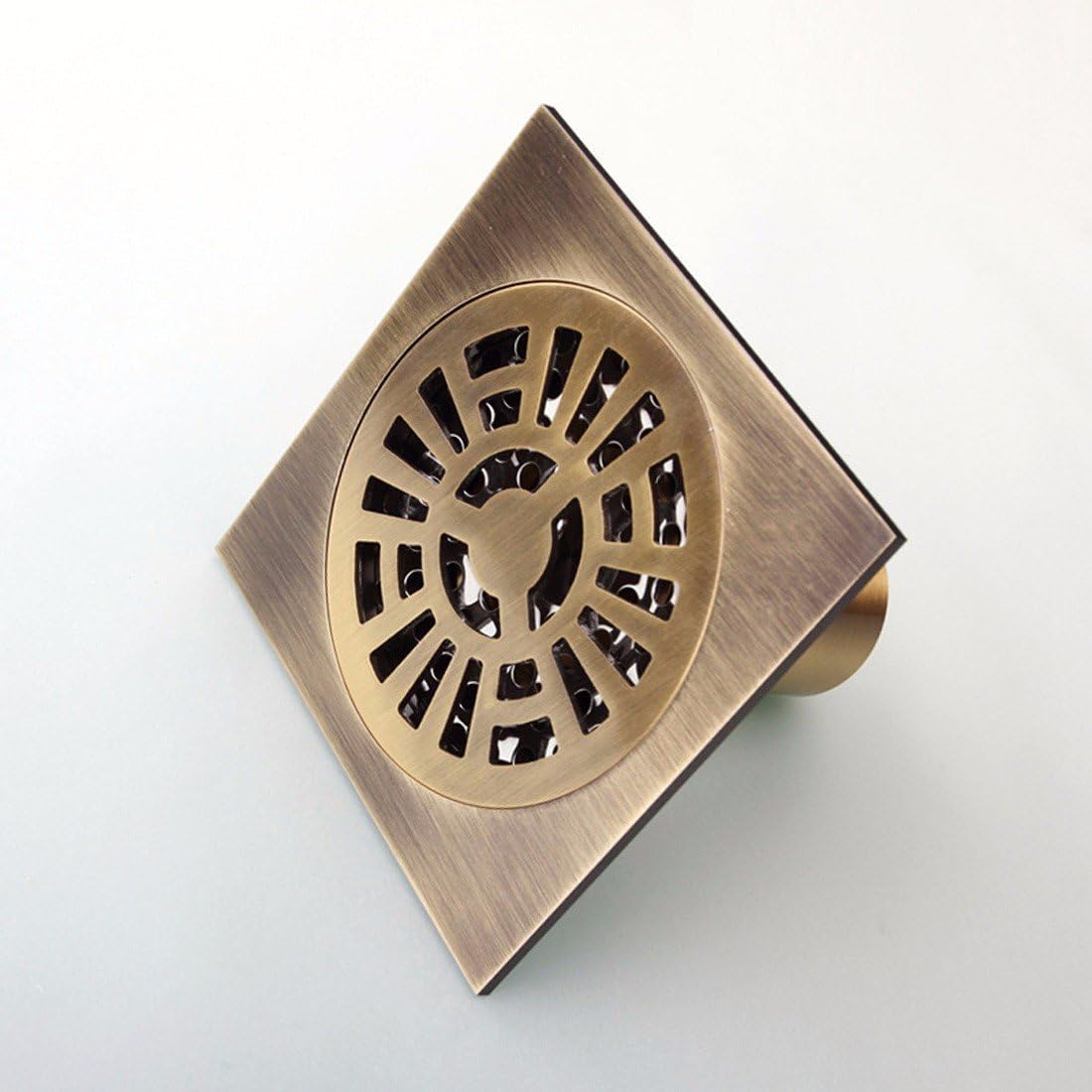 MDRW-Stainless steel mesh copper floor drain, washing machine odor resistant stainless steel strainer to drain 10*10cm