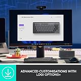 Logitech MX Mechanical Mini Wireless Keyboard Tactile Quiet Switches UK Layout view 8