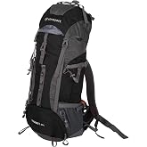 Stansport Internal Frame Pack, 50 Liter - Black, Standard (1015-20)