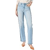DEE OCLEPPO Women's Athena Slouchy Colorblock High Rise Jean Standard