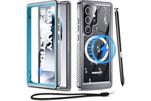 Haireca for Samsung Galaxy S24 Ultra Waterproof Case with Magsafe, Built-in Magnetic & Screen Protector, IP68 Certified Full 