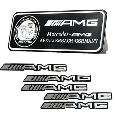 Autocollants Emblèmes 3D Pour Mercedes-Benz AMG – Stickers De Remplacement, Décoration Carrosserie, Style Sport