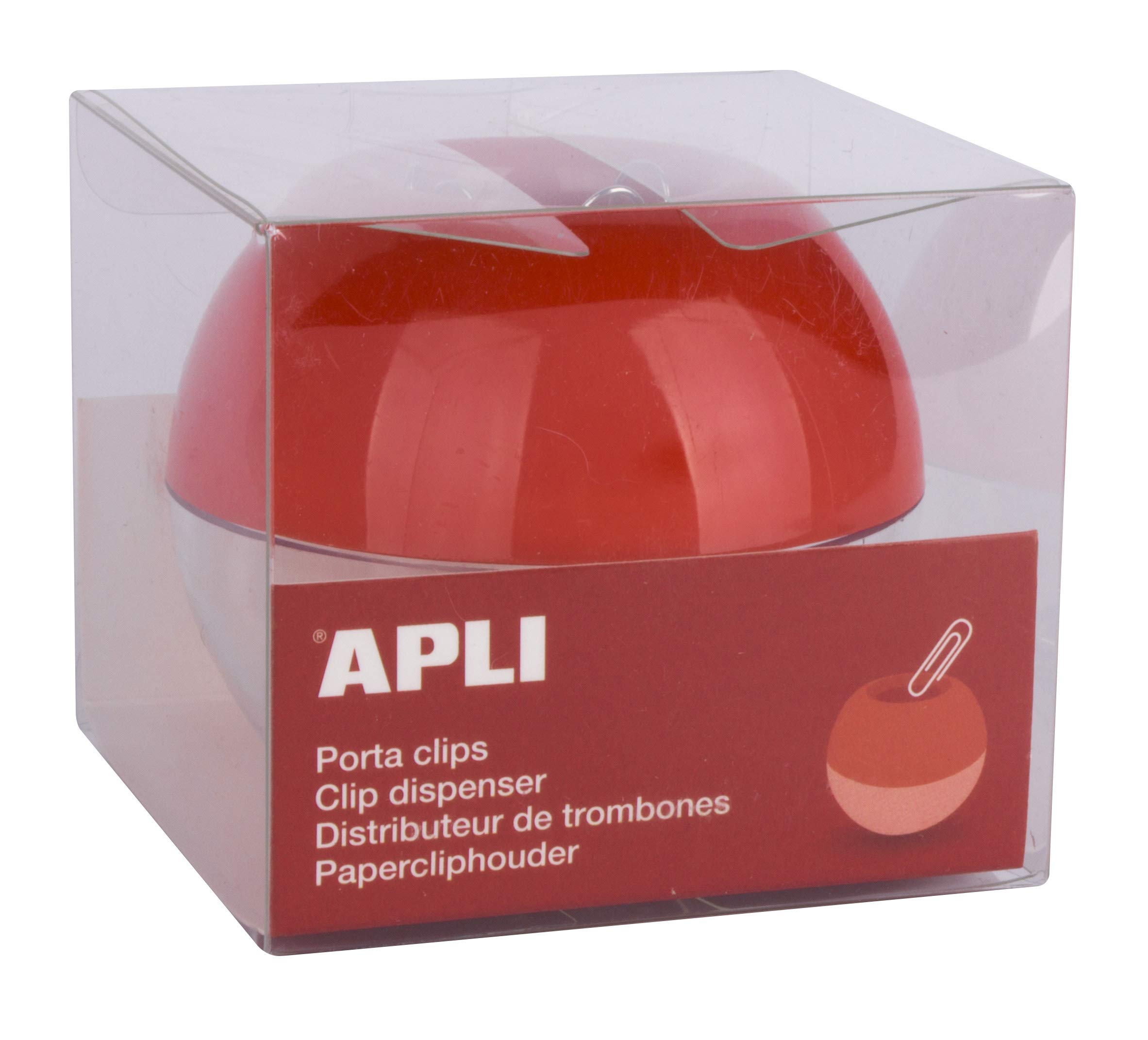APLI Paper – Porta Clips trasparente + Clips APLI