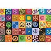 Tree-Free Greetings - All Occasion Cards - Artful Designs - 12 Greeting Cards + White Envelopes - Made in USA - 100% Recycled Paper - 4 x 6 - Peace is Everywhere (FS66592)