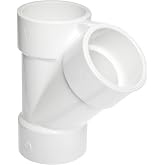 Spears 475 Series PVC Pipe Fitting, Wye, Schedule 40, 1" Socket