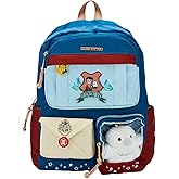 BoxLunch Harry Potter Hogwarts Multi-Pocket Backpack With Hedwig Plush Exclusive MULTI NONE