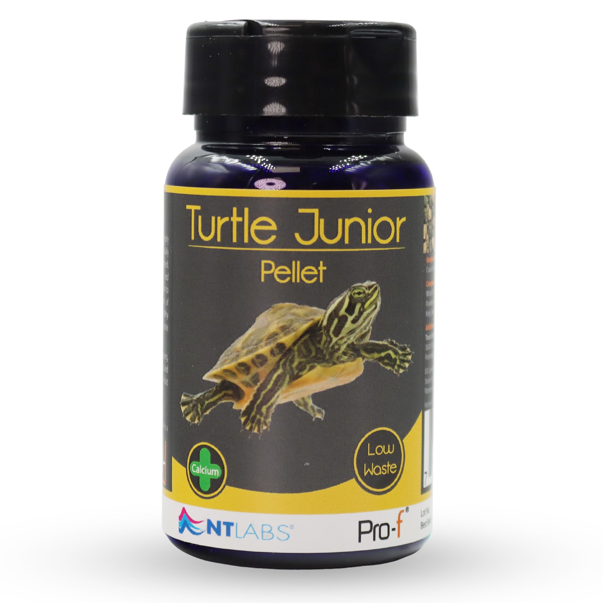 NT Labs Pro-f Turtle Junior Pellets, Optimum Protein Levels to Ensure Easy Digestion, Supports Healthy Growth, Highly Nutritious Turtle Feed (45g)