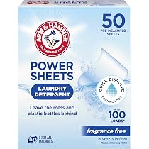 Amazon.com: Arm & Hammer Power Sheets - Detergente para ropa sucia ...