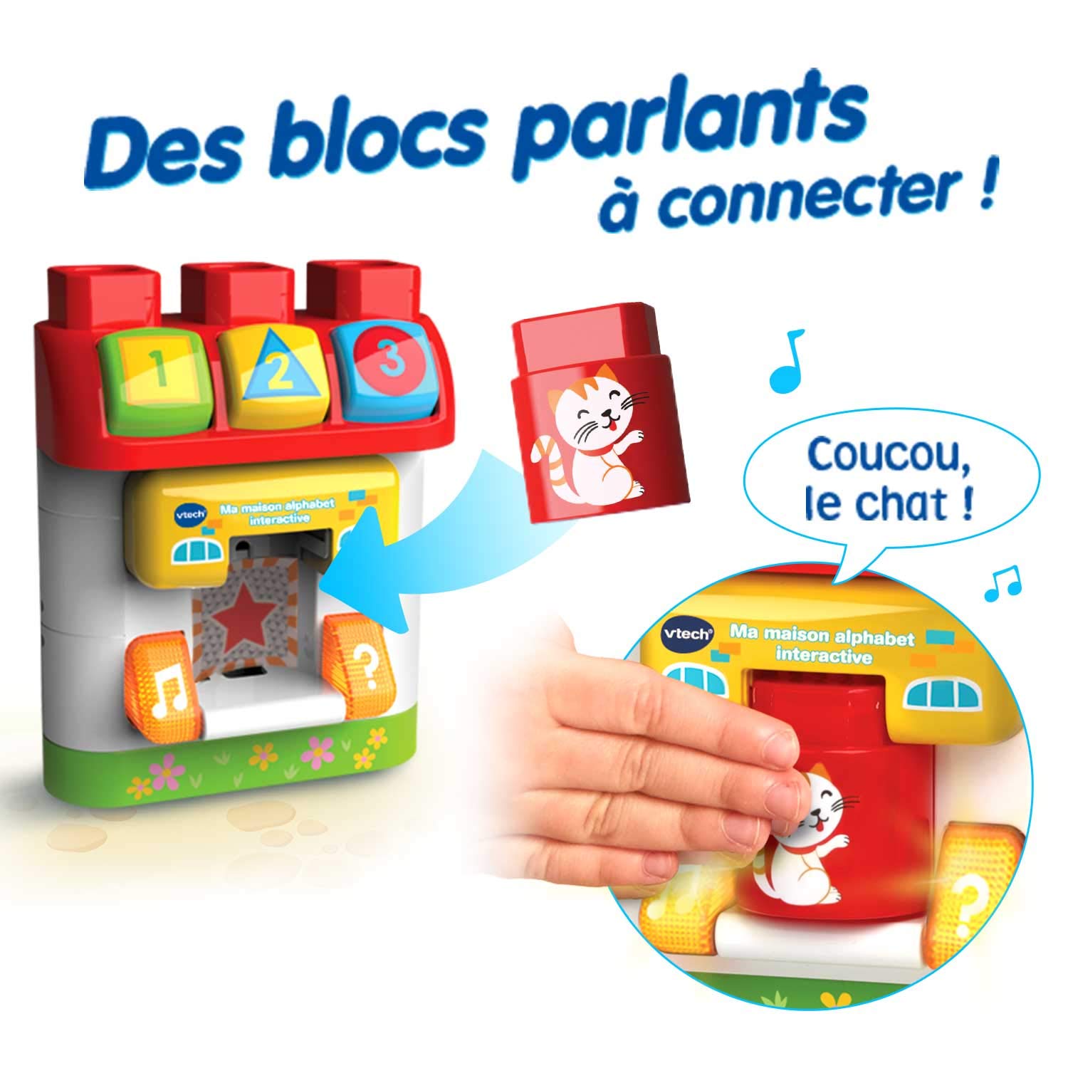 Mon Camion 1 2 3 Interactif Bla Bla Blocks V Tech Jouets D Eveil Et 1er Age Jouets D Activite Et De Developpement
