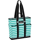 SCOUT Rocket Pocket Tote - Multi-Pocket Travel, Nurse, Teacher, Mom Tote, 7 Pockets Total, Two Sets of Straps, Folds Flat