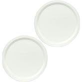 CorningWare F-16 16oz French White Plastic Replacement Lids (2-Pack) | Fits 16OZ Corningware Dishes French White BPA-Free Plastic Refrigerator | Freezer | Dishwasher Safe