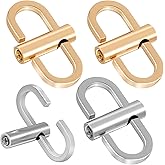 Isslly Adjustable Chain Strap Shortener, 360 Rotatable Necklace Shortener Clasp, Strap Adjuster for Purse Necklace Chain