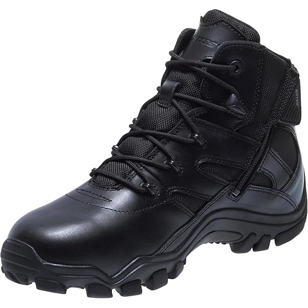 Amazon.com: Bates Men's Delta Side Zip 8 Inch Uniform Boot, Black
