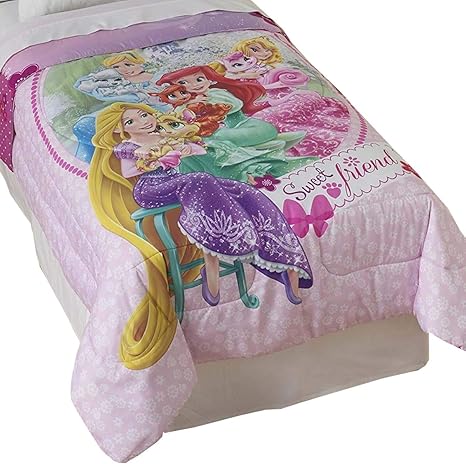 Amazon Co Jp ディズニー 掛け布団 プリンセスの宮殿とペット ツインサイズ リバーシブル ホーム キッチン