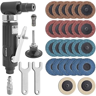 Meuleuse Droite Pneumatique Angled Meite MT5306F – 1/4" – Échappement Avant – Neuf