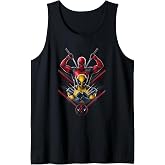 Marvel Studios Deadpool &amp; Wolverine with Claw-Slashed Logo Tank Top