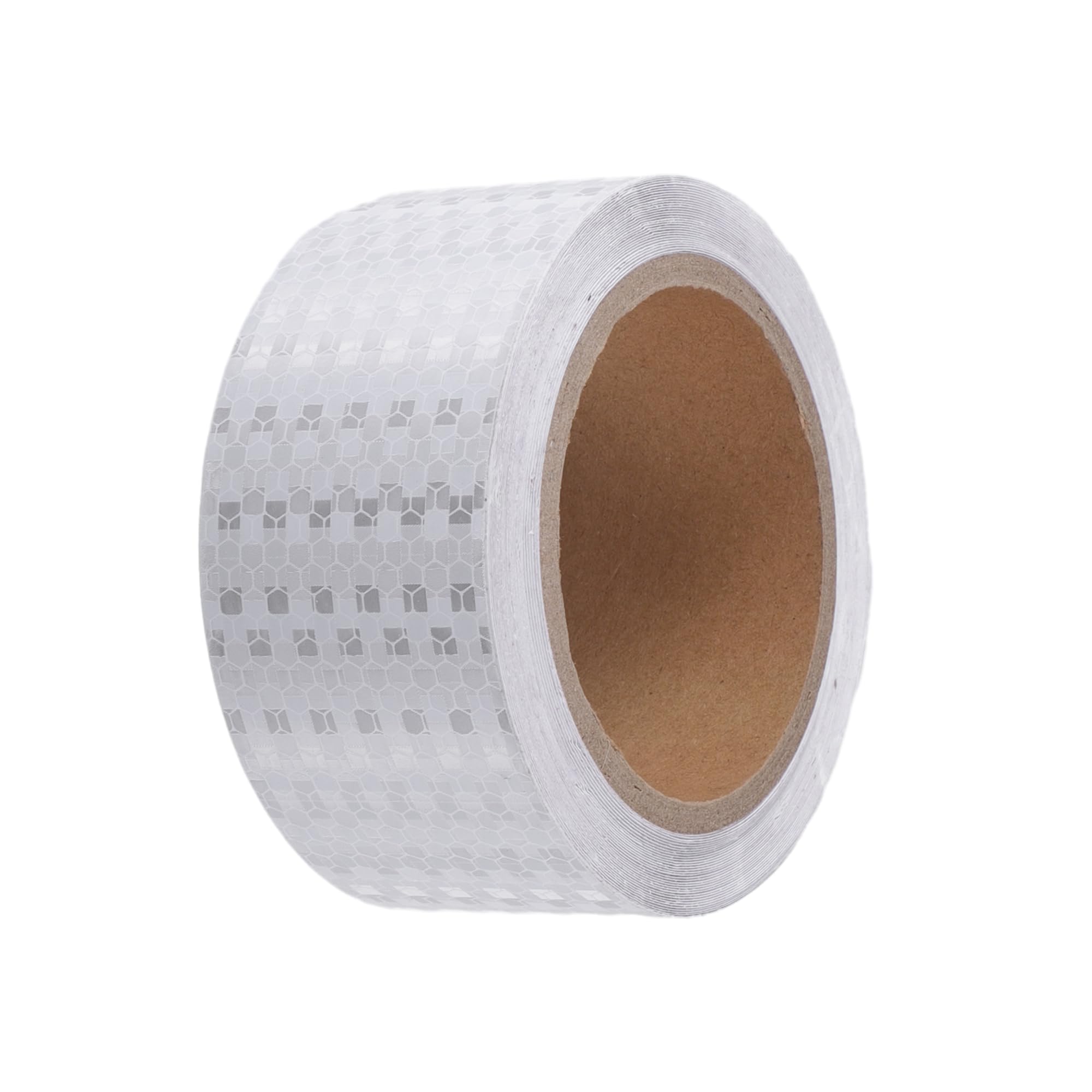 Motoforti Reflective Tape, 1cmx8m, Weather Resistant, PVC, Silver Tone
