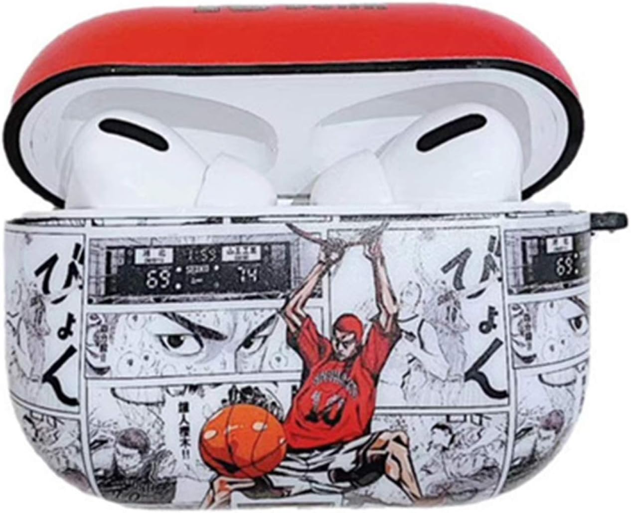 Gxia New Released Protective Silicone Case, ONE PIECE, Naruto Carrying Case for AirPods Pro Charging Case(H03)