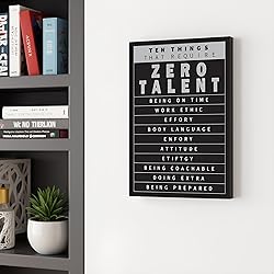10 Things That Require Zero Talent Motivational