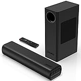 120W Sound Bar for TV, Tiny Soundbars with Wireless