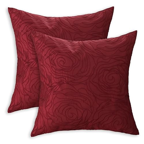 Burgundy Pillows for Couch