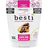 Wholesome Yum Besti Natural Sugar Substitute, Monk Fruit Allulose Sweetener | Granulated Allulose Blend, Keto Baking Sugar. Sugar Free, Zero Calorie, 0 Carb, No Erythritol, Non GMO, No Aftertaste (12oz)