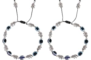 Indian Ethnic Evil Eye Elephant Traditional Ethnic Silver Oxidized Plated Payal Anklet Women