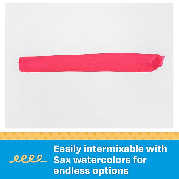 SAX 404581 TRUE COLOR CONCENTRATED WASHABLE LIQUID WATERCOLOR – 8 OUNCES – RED