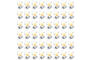 Ensenior 48 Pack 6 Inch LED Recessed Light, Dimmable, 2700K-5000K 5CCT, 1200LM High Brightness, 12W 120V, Damp Rated, Ultra-Thin Canless Wafer Ceiling Light - ETL & FCC & IC