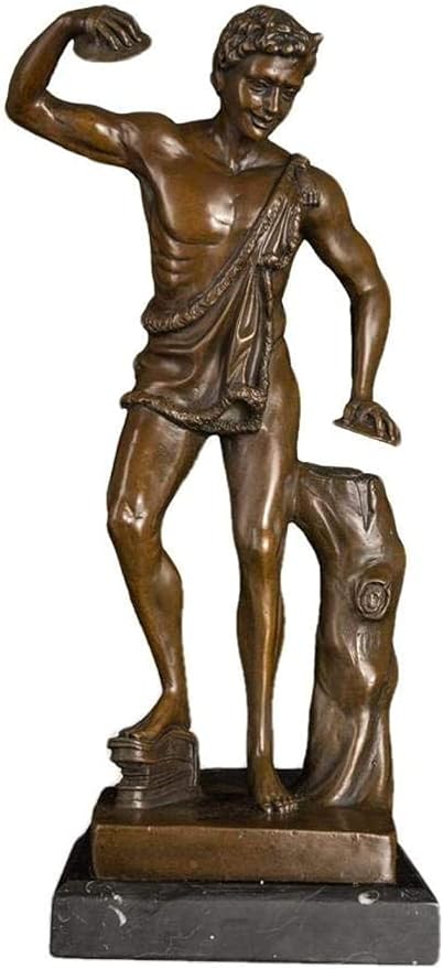 Estatuas Y Estatuillas Bronce Famoso Mito Griego Dios Estatua Escultura Estatuilla De Cobre Para Decoracion Amazon Es Hogar