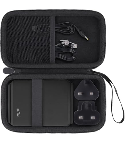 GL.iNet Roteador portátil de viagem GL-BE3600 (Slate 7), roteador