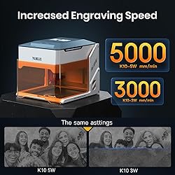 WAINLUXPRO K10 Laser Engraver, 5000mW Portable