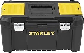 STANLEY STST1-75521 - Caja de herramientas de plastico con cierre metálico, 48.5 x 25 x 25 cm 
