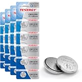 Tenergy CR1216 3V Lithium Button Cell Battery, for Watches, Mini LED Lights, Forehead Thermometers, 20 Count