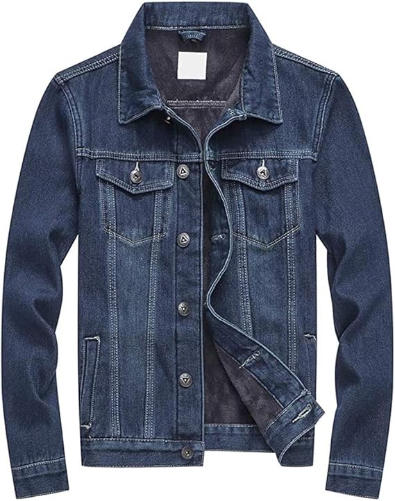 Amazon Co Jp ミドセ ボアデニムジャケット 裏起毛 コート ジャケット メンズ 秋冬 暖かい ジージャン Gジャン 厚手 スリム アウター ブルゾン 防寒 服 ファッション小物