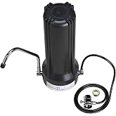 Home Master TMJRF2E Jr F2 Elite 5-stage Sinktop Water Filter System, 500 gallon replaceable, Filters Fluoride Chloramine Chlorine Chemicals Aluminum Lead Mercury Pesticides and more up to 93%
