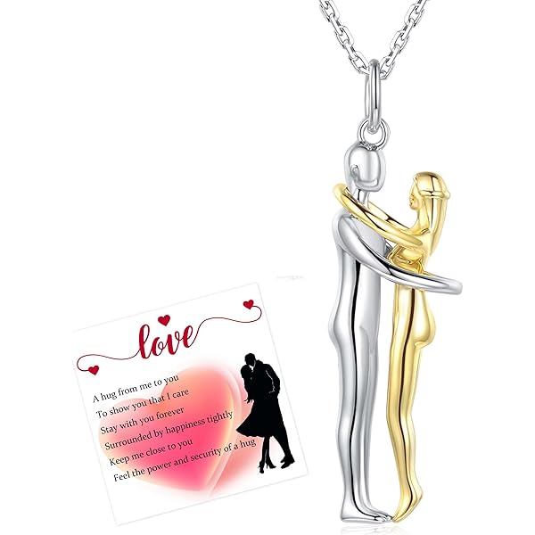 Collar Con Jirafas TANGPOET Anillo De Jirafa De Regalo Para Mujer, Plata Joyas De Jirafa