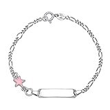 UNICORNJ Childrens Sterling Silver 925 ID Bracelet