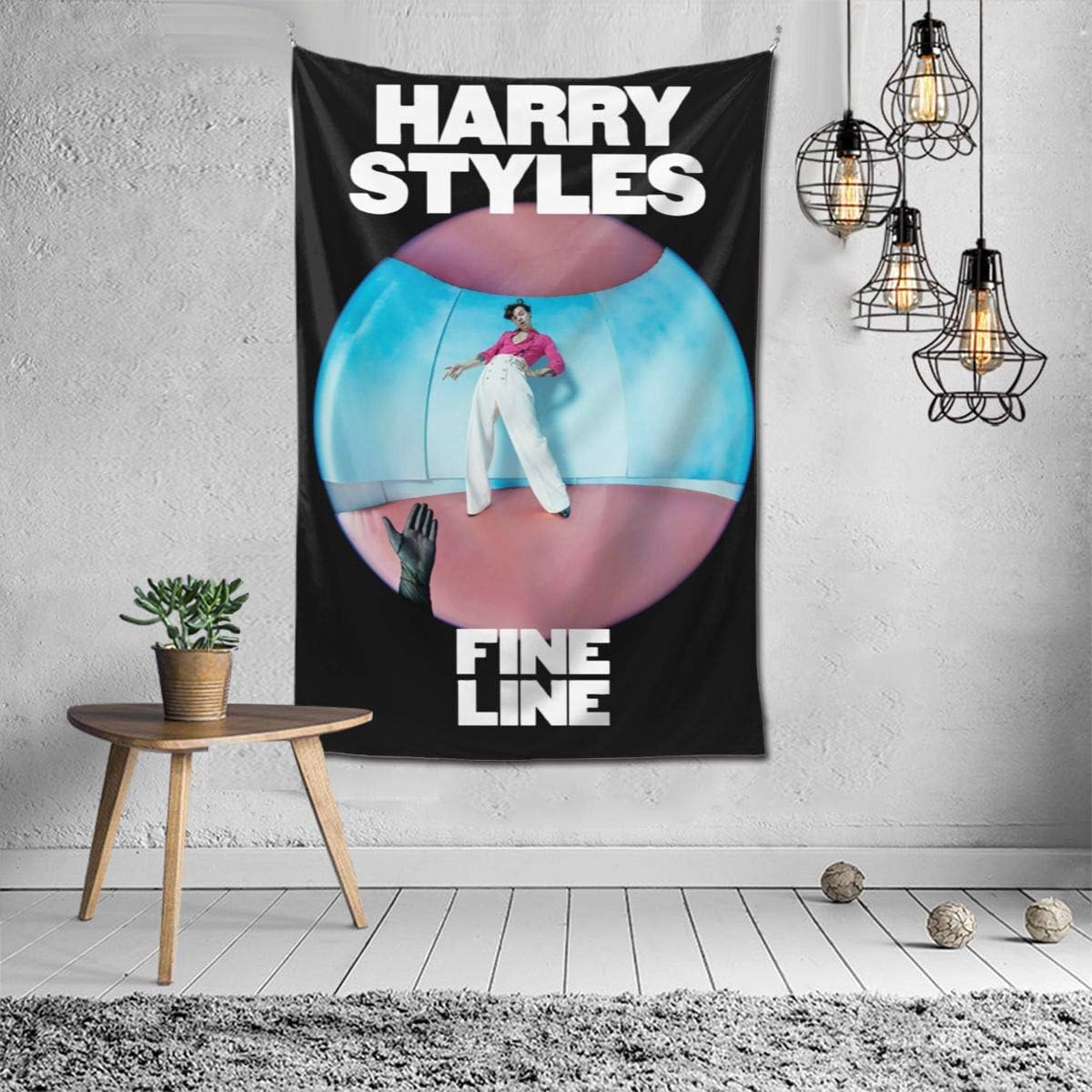 Harry Styles Fine Line Tapestry Wall Hanging Bedding Tapestry 3D Printed Art Tapestry Home Decor 60"x40"